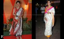Photos: Sushmita, Kajol, Ayan seek blessings from goddess Durga